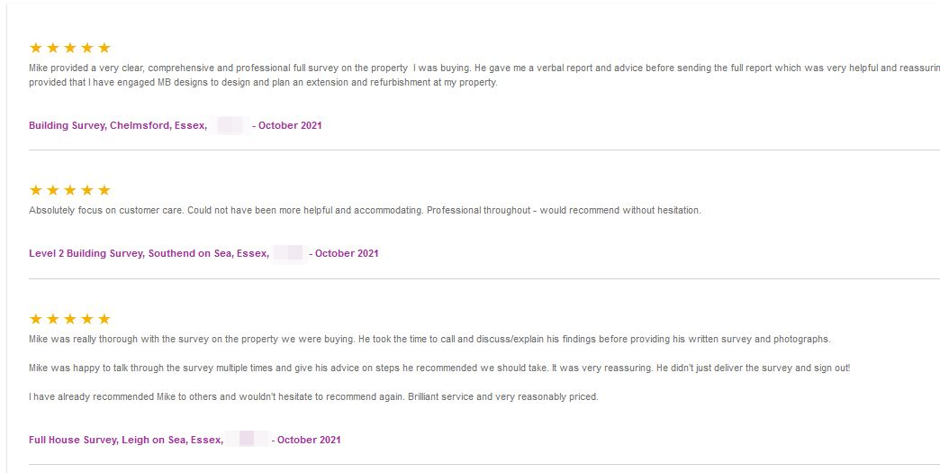 latest few feedback b surveys blurr